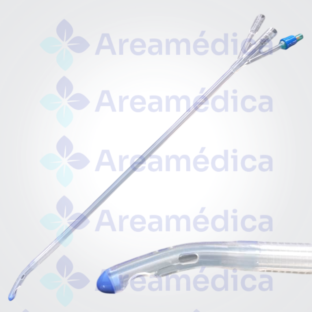 SONDA COUVELAIRE 3 VIAS SILICON 24FR BALON 60ML TRANSPARENTE