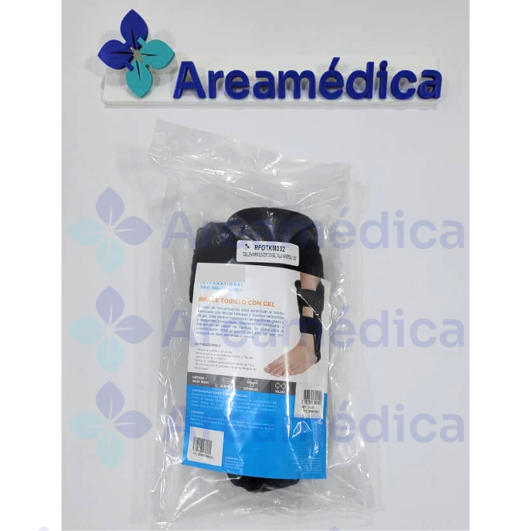 TOBILLERA INMOVILIZADOR CON GEL TALLA UNIVERSAL AJUSTABLE TOBILLO