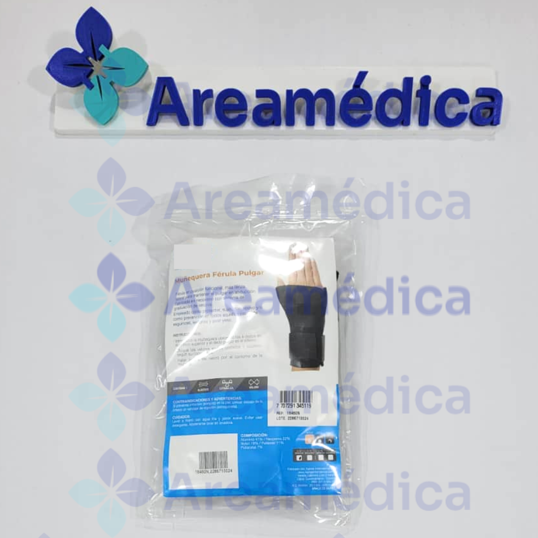 MU&Ntilde;EQUERA INMOVILIZADOR DE PULGAR TALLA S/M DERECHO NEOPRENO SOPORTE METALICO