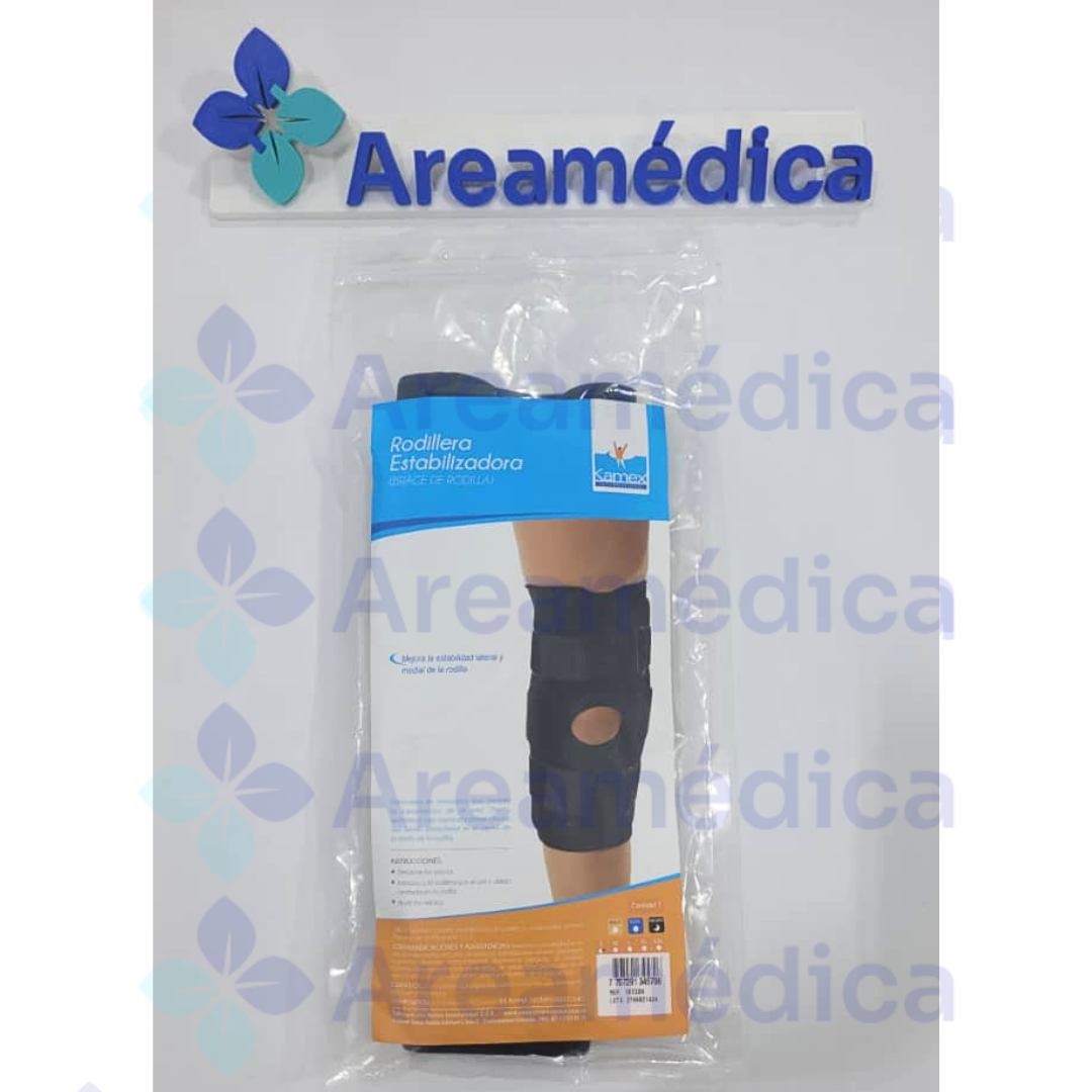 RODILLERA ESTABILIZADORA TALLA S CON SOPORTE LATERAL AJUSTABLE