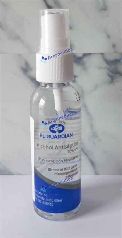 Alcohol Antiseptico Guardian al 70 % Spray 60ml