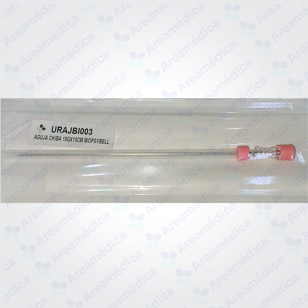 AGUJA CHIBA 18GX15CM DE TEJIDOS BLANDOS BIOPSYBELL 18X15