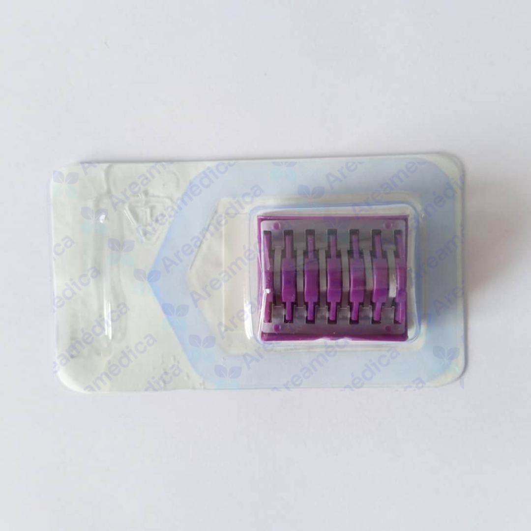 CLIPS HEMOLOCK L MORADO WECK CLIPS PARA LIGADURA POLIMERO NO ABSORBIBLE
