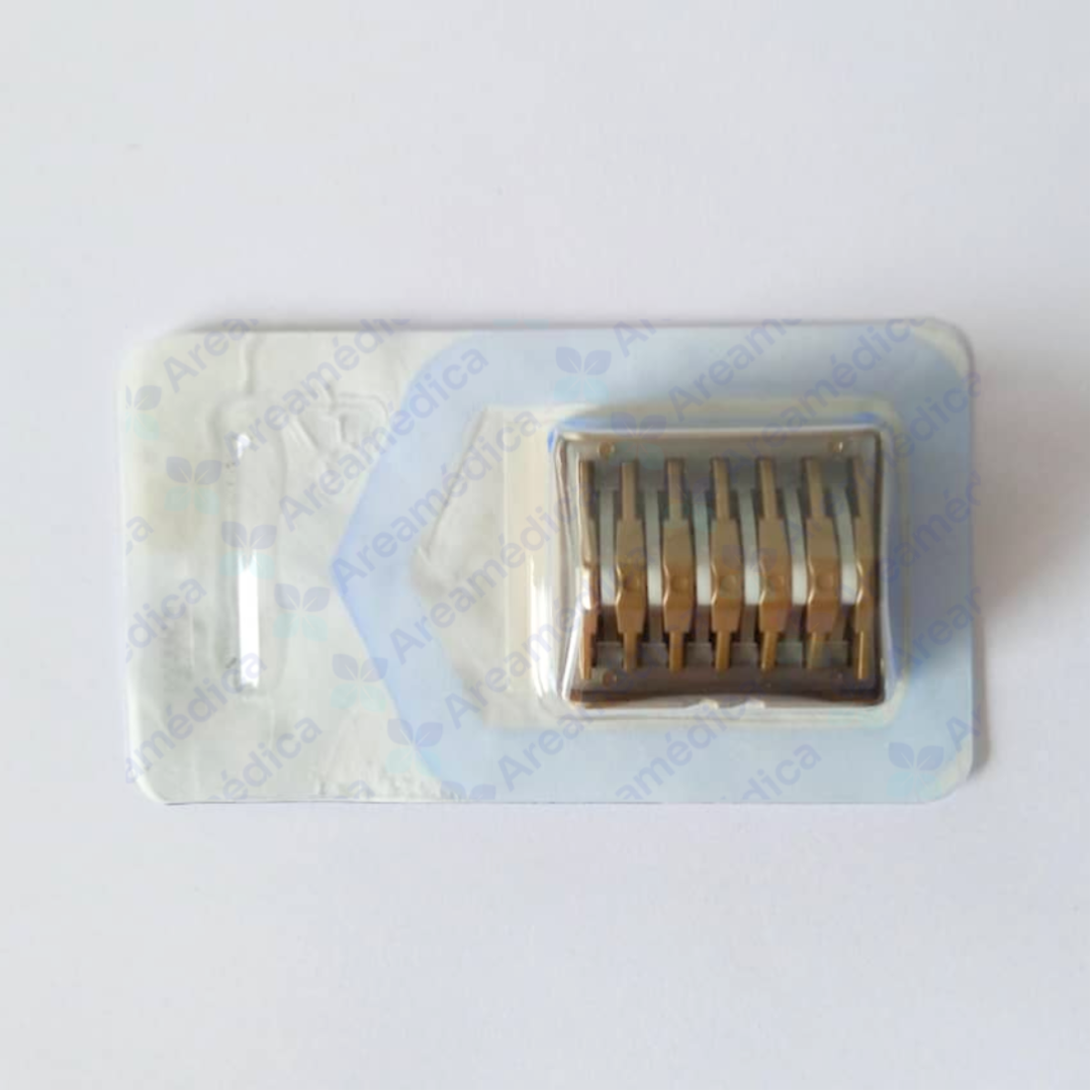 CLIPS HEMOLOCK XL DORADO WECK CLIPS PARA LIGADURA POLIMERO NO ABSORBIBLE BLISTER