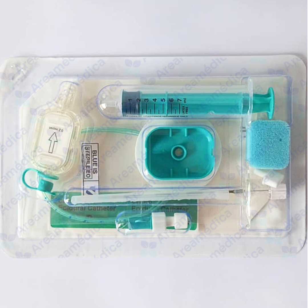 KIT CATETER EPIDURAL 16G X 80 MM TRANSPARENTE PRECIO X UND