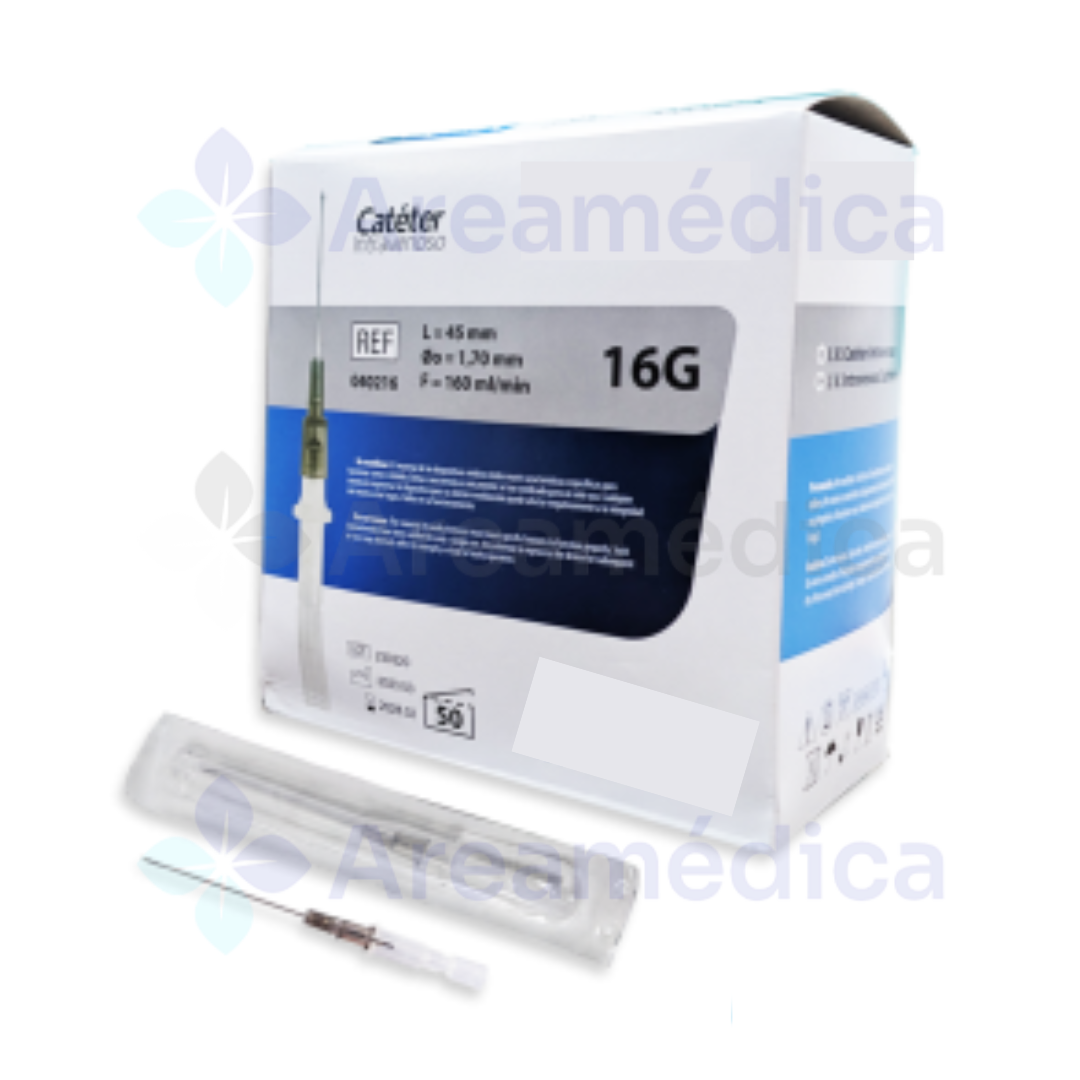JELCO 16G X 45MM 1.70MM F=160ML/MIN CATETER