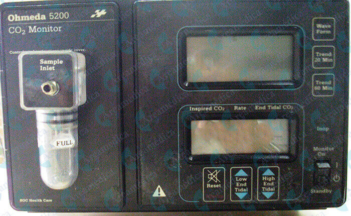Monitor de capnografia capnografo CO2 5200 Ohmeda 