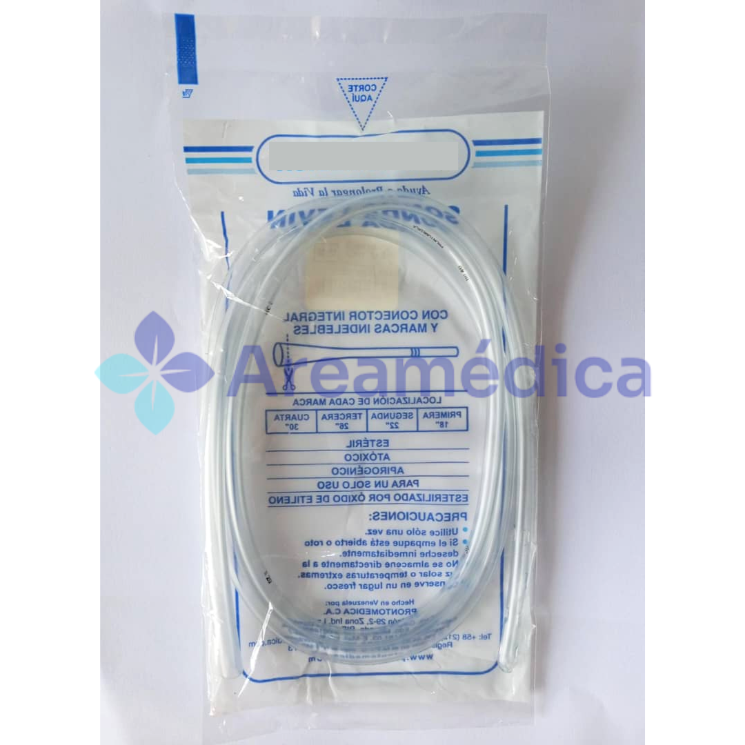 SONDA LEVIN NASOGASTRICA 18FR 1 VIA CATETER ESTERIL