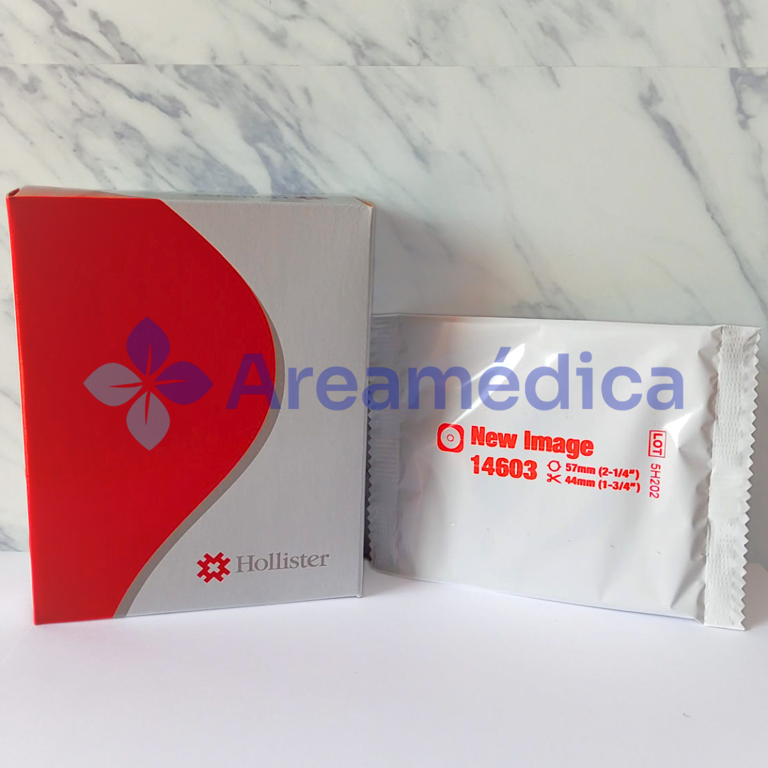 BASE PARA BOLSA COLOSTOMIA OSTOMIA 57MM HOLLISTER FLEXIBLE PRECIO POR UNIDAD