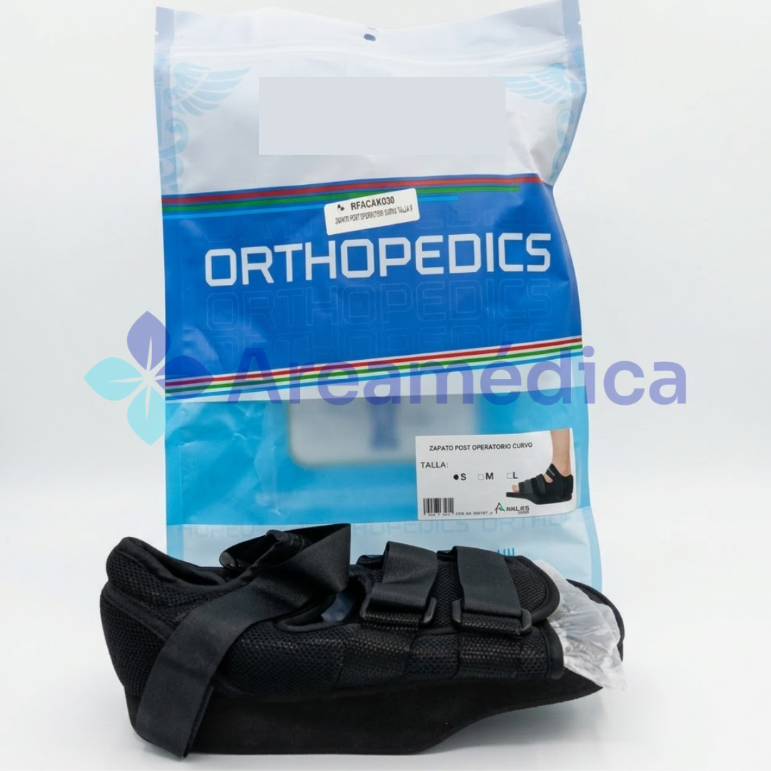 ZAPATO POST OPERATORIO CURVO TALLA S