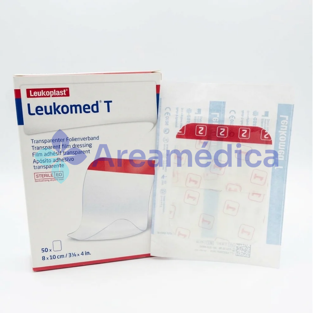 APOSITO LEUKOMED T 8X10CM TIPO TEGADERM ADHESIVO CON MARCO HIPOALERGENICO 8X10