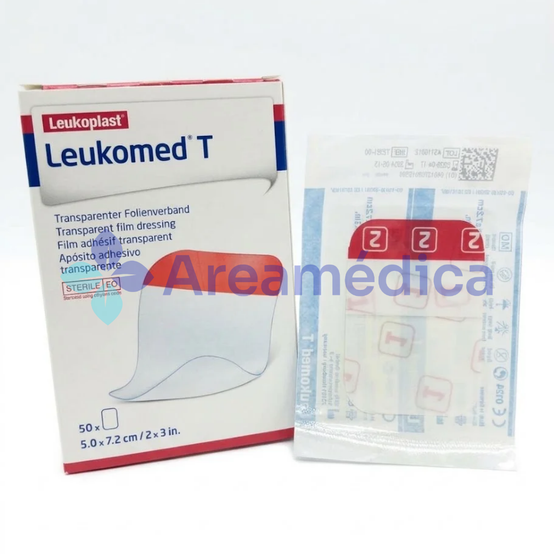 APOSITO LEUKOMED T 5X7.2CM TIPO TEGADERM ADHESIVO CON MARCO HIPOALERGENICO