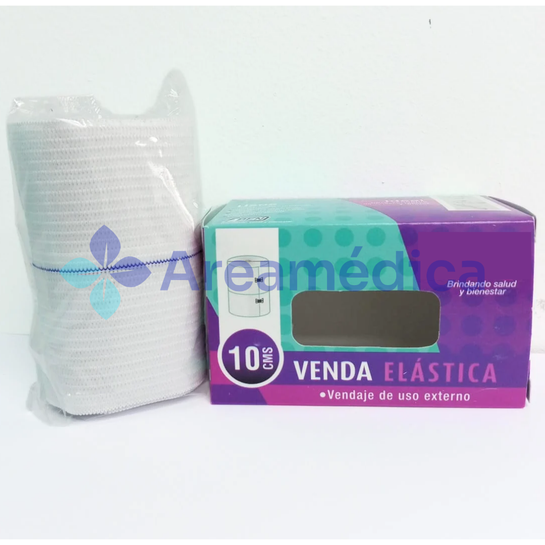 VENDA ELASTICA 10CM X 2MTS BLANCA COMPRESION ALTA 10X2 PRECIO X ROLLO