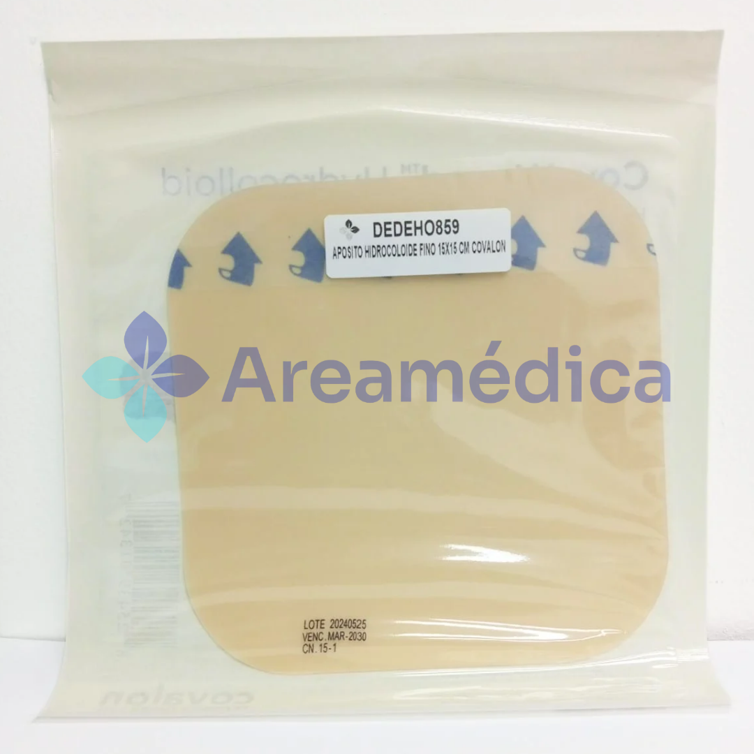 APOSITO HIDROCOLOIDE ESTERIL FINO 15X15 CM 6X6 PLG PRECIO X UNIDAD
