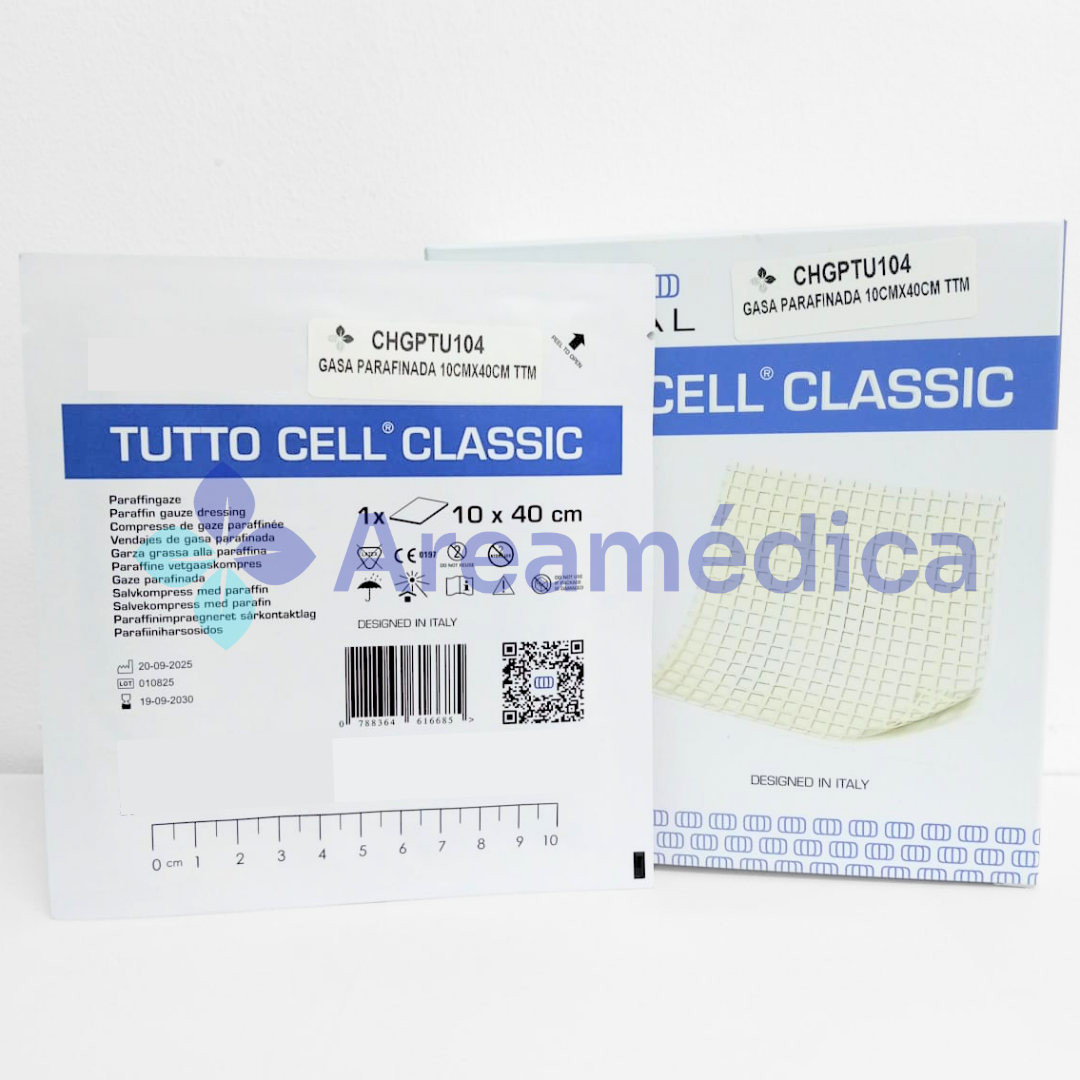 CUTICELL CLASSIC GENERICO 10CMX40CM GASA PARAFINADA ESTERIL