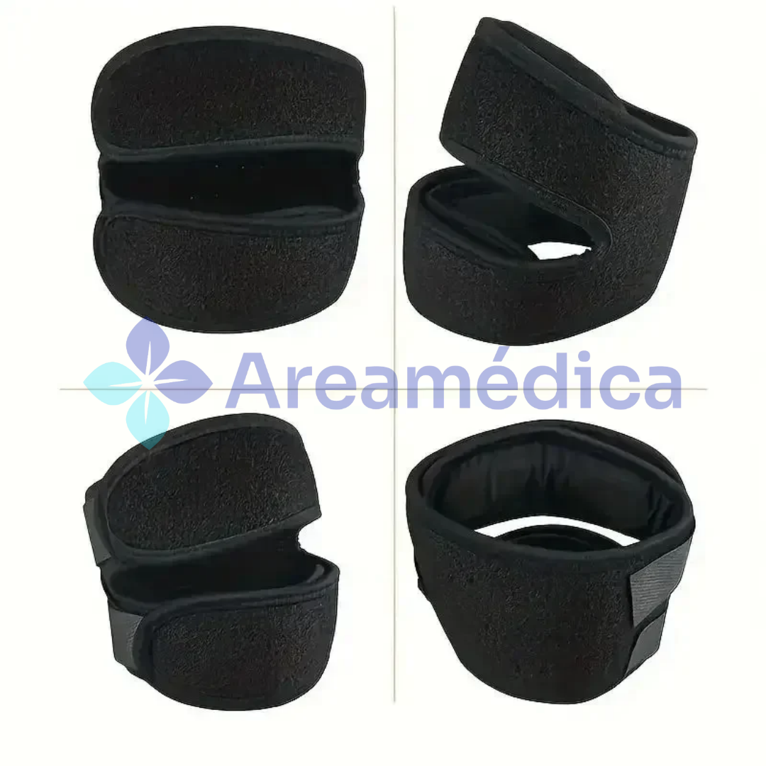 SOPORTE DE ROTULA SENCILLA UNIVERSAL 2 TIRAS NEGRO RODILLERA PRECIO POR UNIDAD