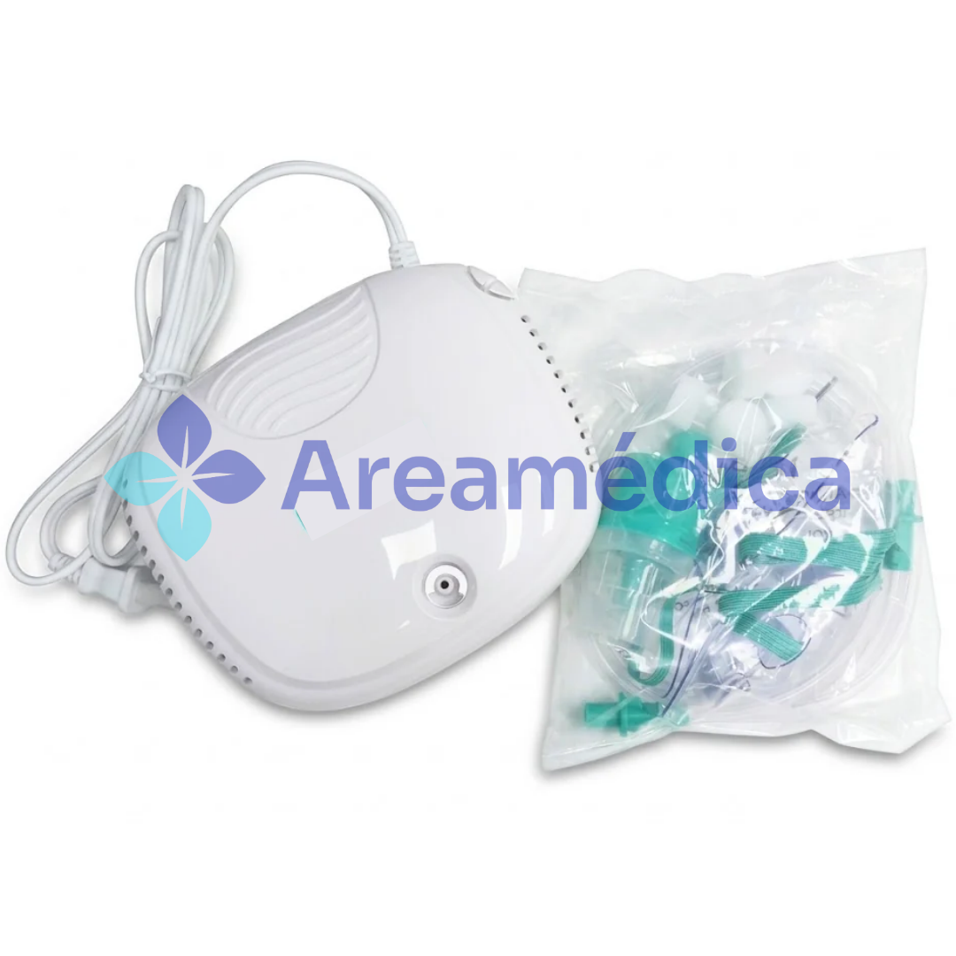 NEBULIZADOR PORTATIL COMPRESOR CONFORT AIR BLANCO ADULTO PEDIATRICO 35 PSI 42.2
