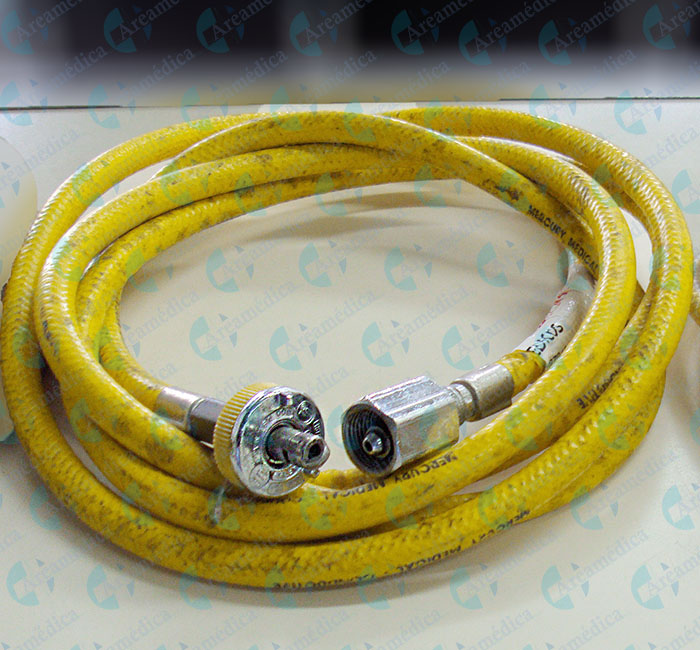 Manguera aire medicinal 3mts Diss Hembra y Conexion Ohio