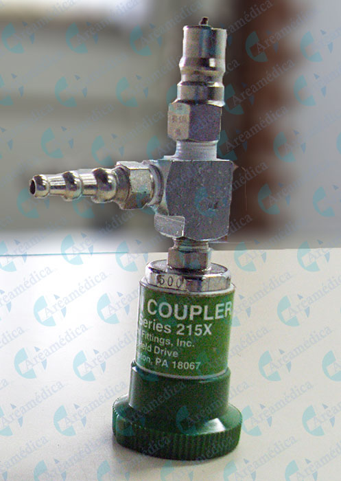 Adaptador conector de oxigeno hembra tipo Ohio