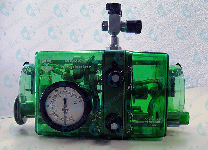 Ventilador de ambulancia neumatico Mark 7 Bird Viasys