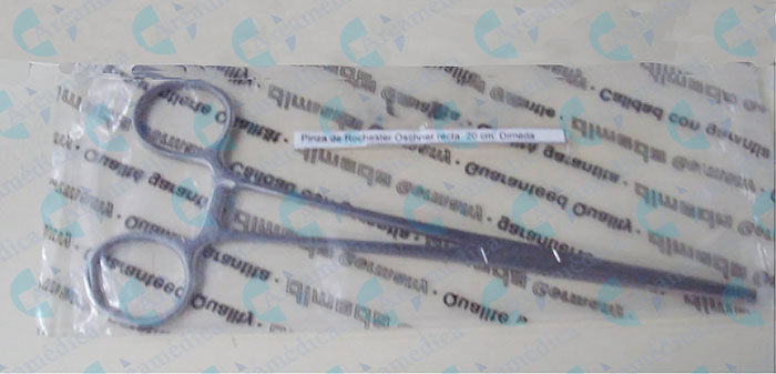 Pinza de Rochester Oschner recta 