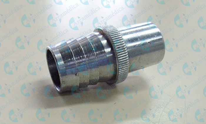 Conector Macho Aluminio Maquina Anestesia Vaporizador Ohio  